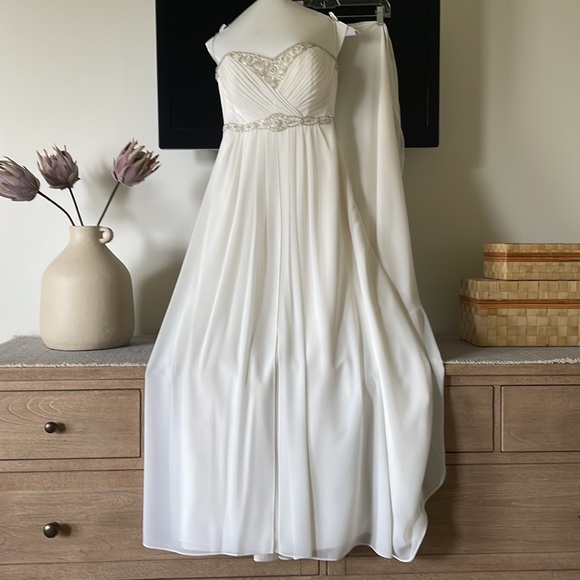 GALINA SIGNATURE From David’s Bridal Wedding Dress - Picture 11 of 16